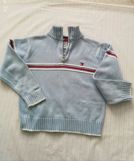 Свитер кофта Tommy Hilfiger 4-5 лет (голубой цвет)