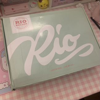 Ролики квады Rio Roller Script Teal