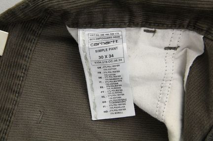 Брюки Carhartt Simple Pant