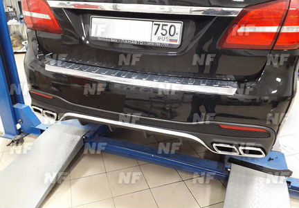 Бампер с насадками 63 AMG Mercedes GLS