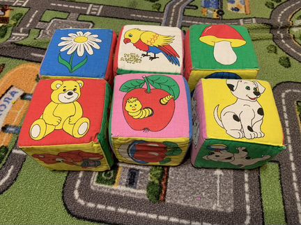 Кубики Мякиши 2 набора