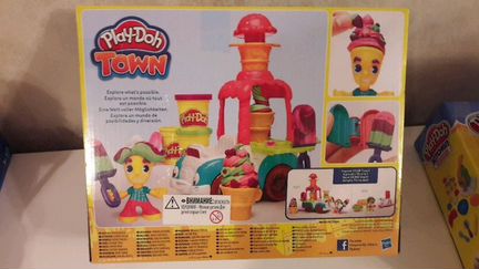 Набор пластилин play doh город грузовичок с мороже