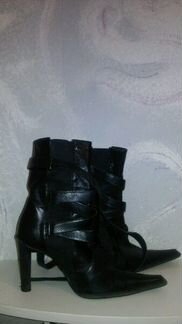 Кожаные полусапожки