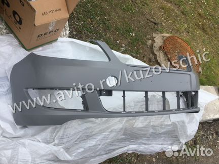 Бампер передний Шкода Фабия 2 (2010-2014)