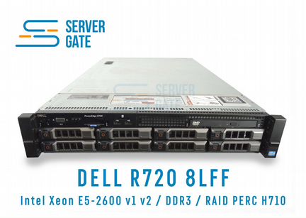 Dell R720 8LFF 2 x E5-2643v2 128 GB