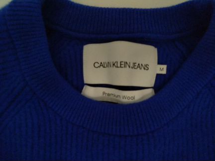 Шерстяной джемпер/свитер Calvin Klein,размер 46-48