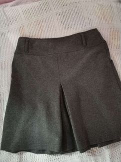 Школьная юбка серая 164