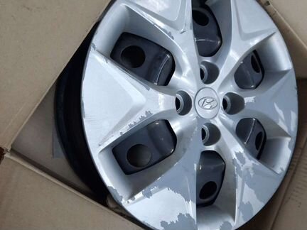 Диски на солярис с колпаками R15