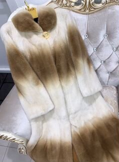 Норковая шуба деграде