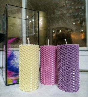 Ароматные свечи из вощины