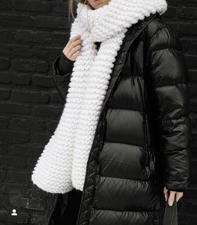 Объемный шарф