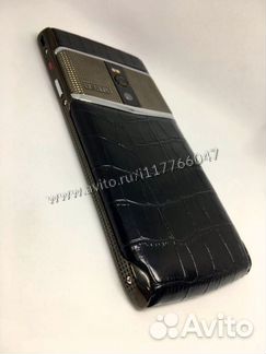 NEW Vertu Signature Touch Clous de Paris Black