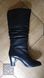 Сапоги зимние на натуральном меху кожаные 36