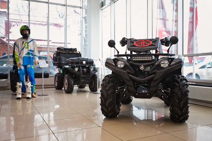 Вынос радиатора Yamaha Grizzly 550/700 алюминий
