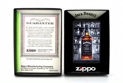 Зажигалка Zippo Jack Daniels Bottle