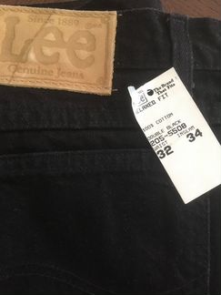 Джинсы Lee riders black 32x34 Costa Rica винтаж