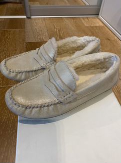 Меховые мокасины