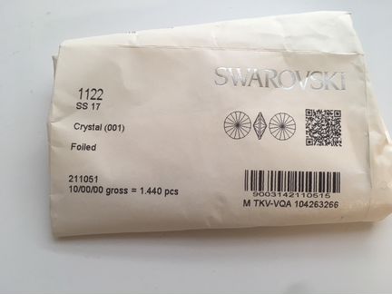Стразы ювелирные Сваровски swarovski