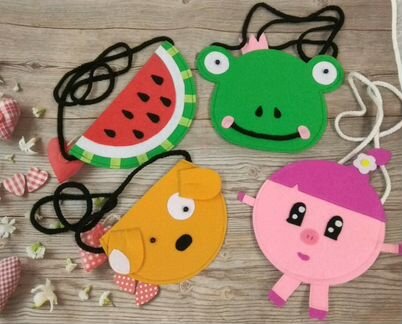 Детские сумочки из фетра