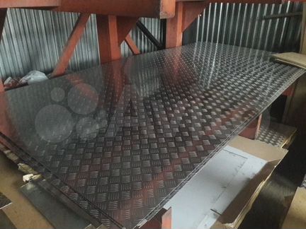 Лист алюминиевый рифленый 2мм 1500х3000