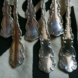 Набор серебряных ложек Birks Sterling 925 проба