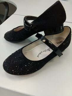 Туфли для девочек Betsy со стразами, 34 размер