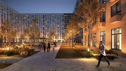 3-к квартира, 87.6 м², 16/17 эт.