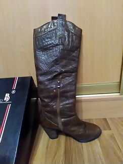 Деми сапоги кожа