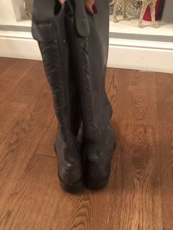 Кожаные сапоги марки Sartore. Размер 37