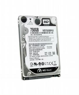 Жесткий диск WD Black WD7500bpkx, 750гб, HDD, SATA