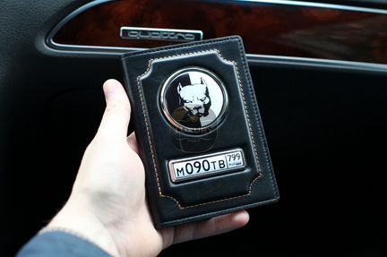 Обложка кожаная под автодокументы