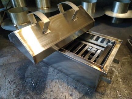 Коптильня/Коптилка с гидрозатвором