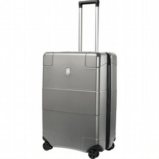 Чемодан victorinox Lexicon, серый, 100 поликарбонат, 45x28x68 см, 73 л