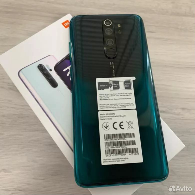 Xiaomi Redmi Note 8 Pro 6/128Gb,Рст,Новый 89210040041 купить 1