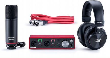Комплект Focusrite Scarlett 2i2 Studio 3rd Gen