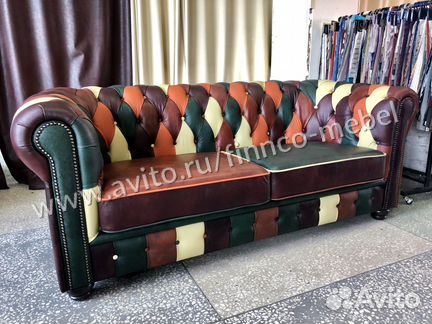 Диван Честер печворк