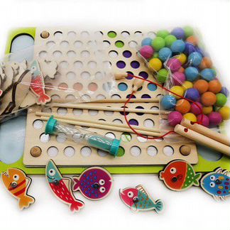 Развивающие игрушки Деревяшки рыбалка