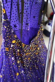 Платье и рубашка LA для бальных танцев