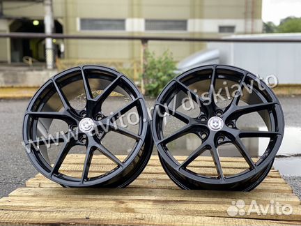 R20 5-112 HRE чёрный глянец для Audi A7