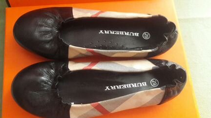 Балетки бурбери burberry оригинал