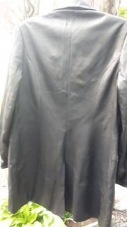 Плащ кожаный