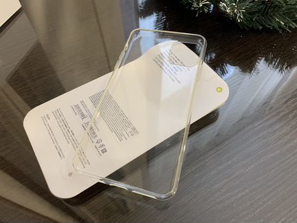Прозрачный силиконовый чехол для iPhone 11 pro max