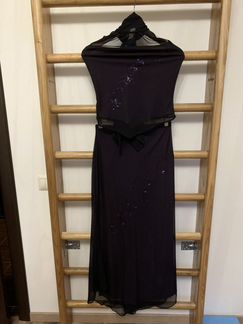 Платье вечернее (юбка+топ)