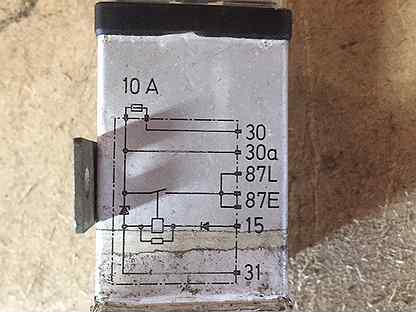 Схема реле перегрузки мерседес 124