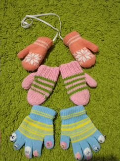 Шапки,варежки, перчатки детские