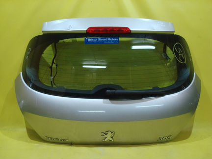 Крышка багажника Пежо Peugeot 308 2007-14г серебро