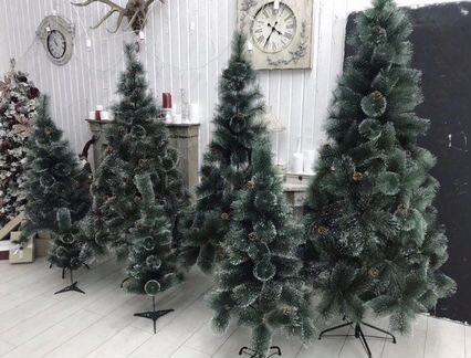 Новогодняя ёлка(ель) + гирлянда