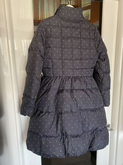 Пуховик в горох темно-синий Befree