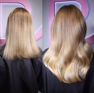 Наращивание волос, опытный мастер