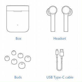 Беспроводные наушники Xiaomi AirDots Pro белый